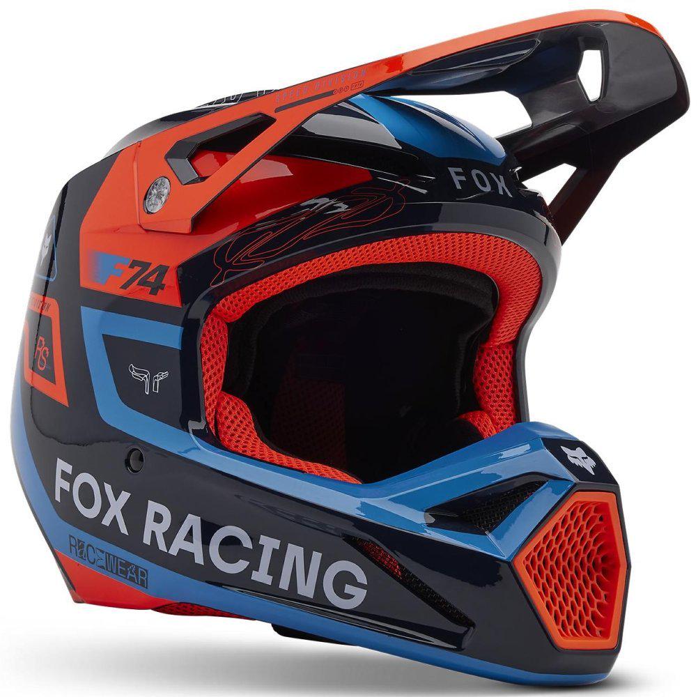 Мотошлем детский Fox YTH V1 Helmet RACE SPEC S Midnight (46787)