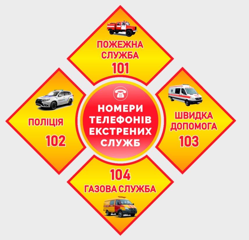 Стенд "Безпека" из ПВХ 600х660 мм (BJ0015)
