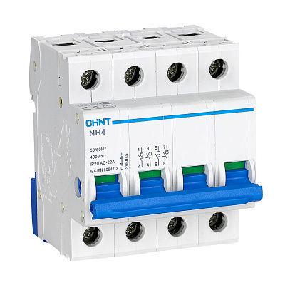 Выключатель нагрузки CHINT NH4 4P 63A (398047)