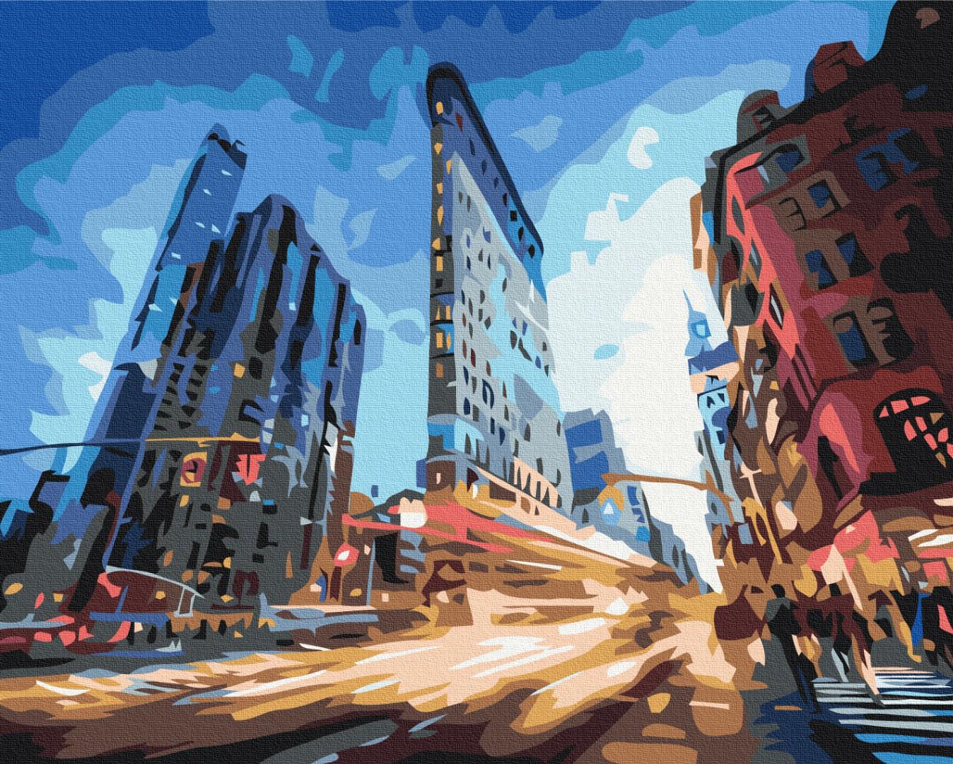 Картина по номерам Brushme Городская жизнь 30x40 см (RBS25312)