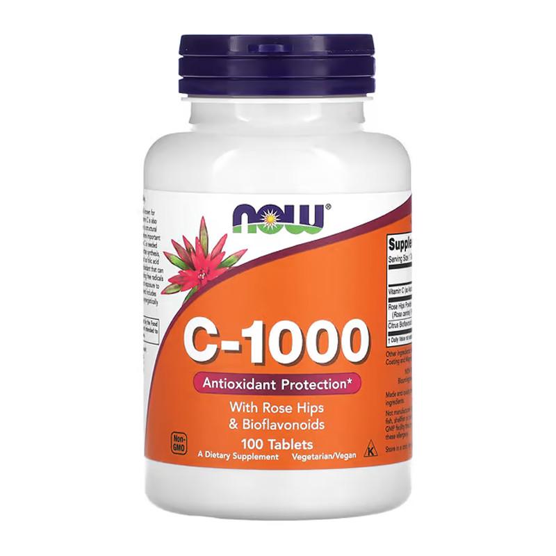 Вітамін NOW C-500 Chewable 100 капс. Апельсин (07126-01)