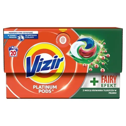 Капсули для прання Vizir Color + Fairy Efekt 20 шт. (13352513)