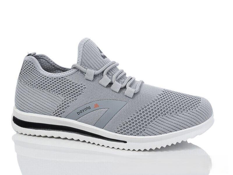 Кроссовки мужские Bayota 1115-1 текстиль р. 43 Серый (1115.1-6)