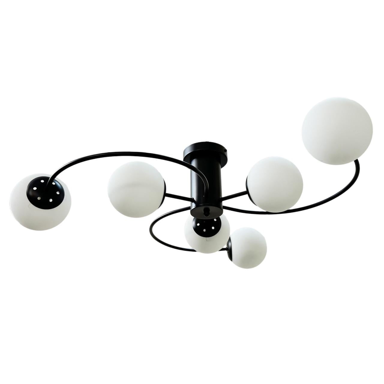 Люстра MS-D9746/3+3 BK+WH Numina (2478546118)