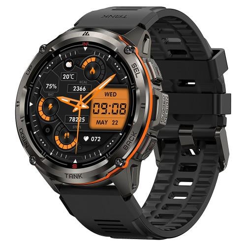 Смарт-годинник KOSPET TANK T3 ULTRA GPS Black (1077-0295) - фото 1