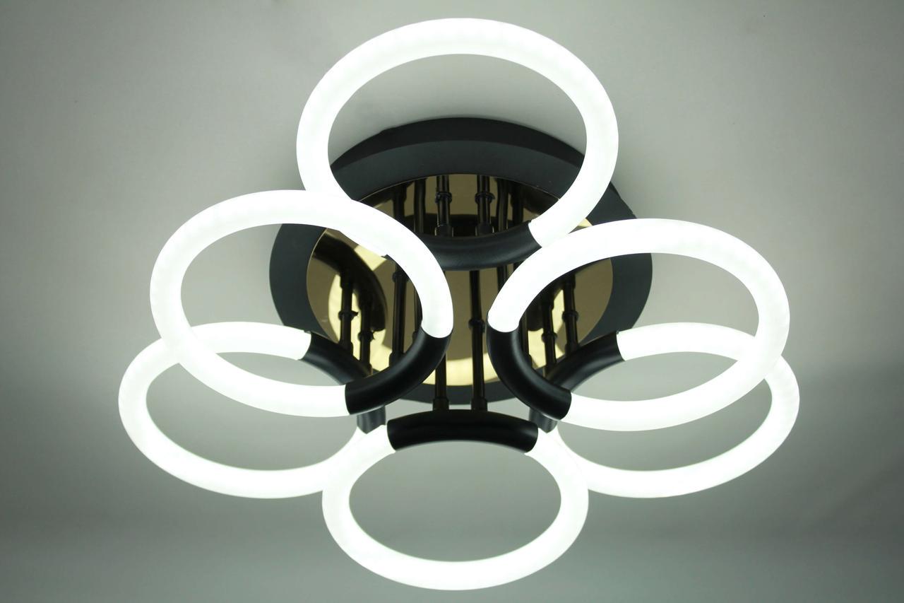 Люстра SVLIGHT LED 3703/6 230W 3000-6000K светодиодная с пультом