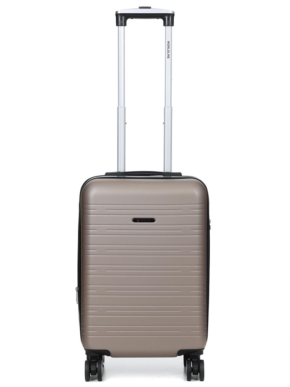 Чемодан Франция имел Worldline S 55х35х20+3 см 38 л 2,6 кг Шампань (627)