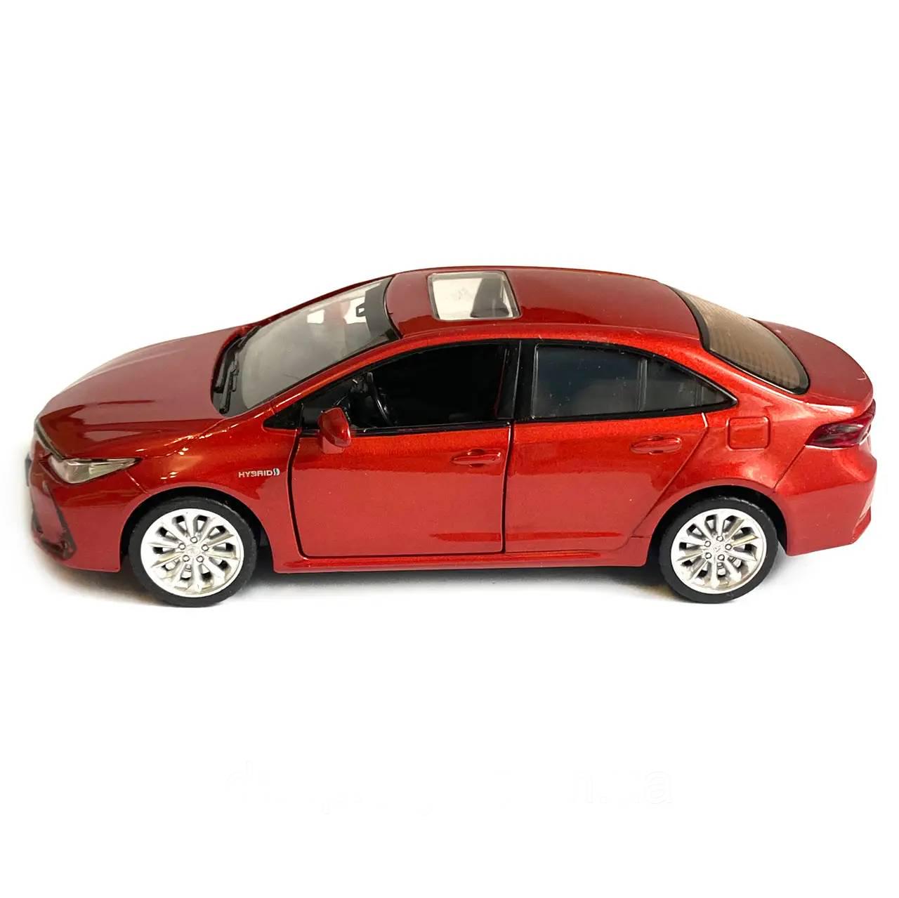 Машина Автопром 68432 Toyota Corolla Hybtid Червоний (6843291)