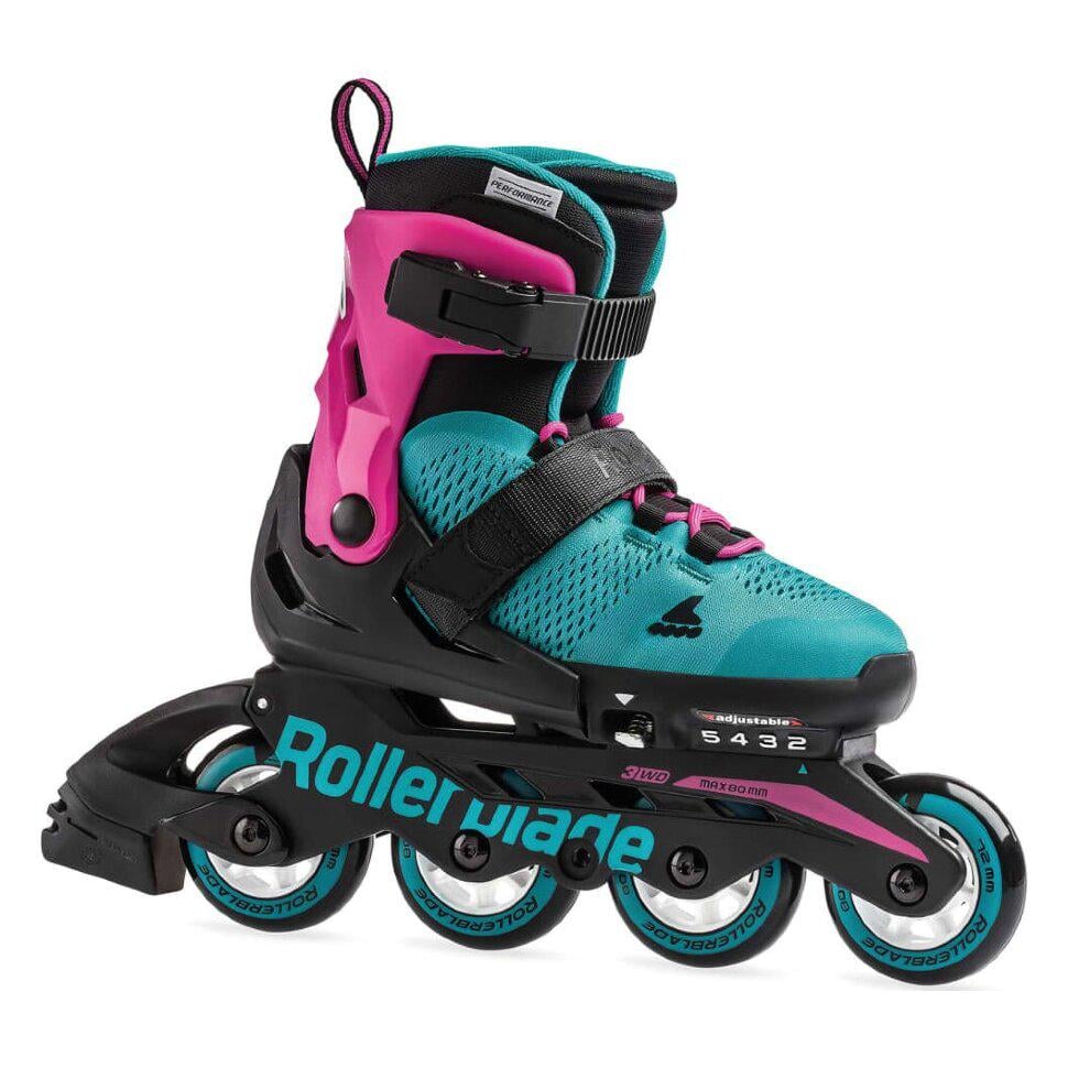 Ролики детские Rollerblade Microblade GS р. 2021 р. 33-36,5 Розовый/Бирюзовый