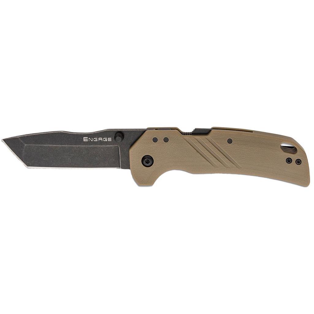 Ніж складаний мисливський Cold Steel Engage 3 Tanto FDE Point (m410987) - фото 1 Ніж складаний мисливський Cold Steel Engage 3 Tanto FDE Point (m410987) - фото 1
