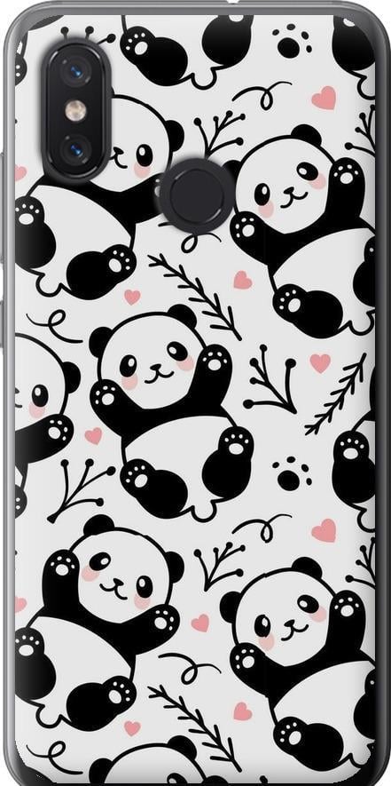 Чехол на Xiaomi Mi8 Панды (4318u-1499-42517)