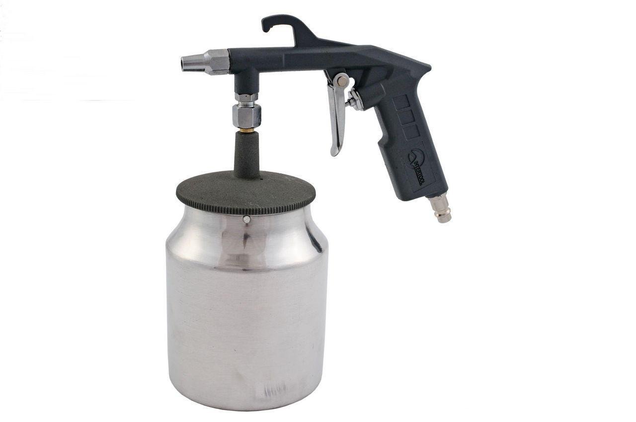 Пневмопістолет піскоструминний Intertool нижній бак 1000 мол 8bar (PT-0705)