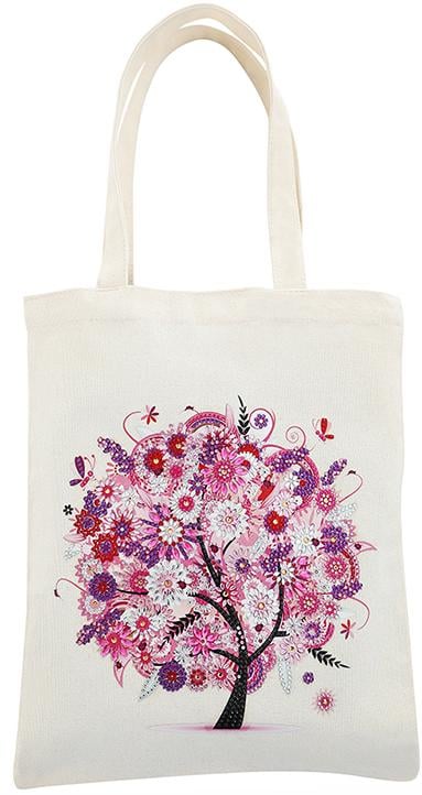 Шоппер своими руками SHLab Розовое дерево алмазная вышивка 29x37 см (26354)