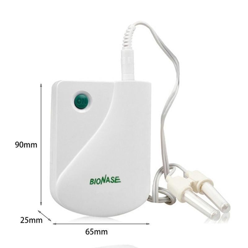 Прибор лазерный BioNase от ринита и синусита/массаж носа/облегчение сенной лихорадки 6,5x9,1x2,8 см Белый (40_072) - фото 3 Прибор лазерный BioNase от ринита и синусита/массаж носа/облегчение сенной лихорадки 6,5x9,1x2,8 см Белый (40_072) - фото 3