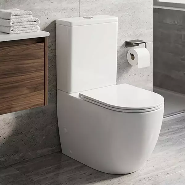 Унитаз-компакт Devit Flow DFL0460211W 630x390x840 мм с крышкой Vortex Flush Soft-Close Белый глянец (35513422)
