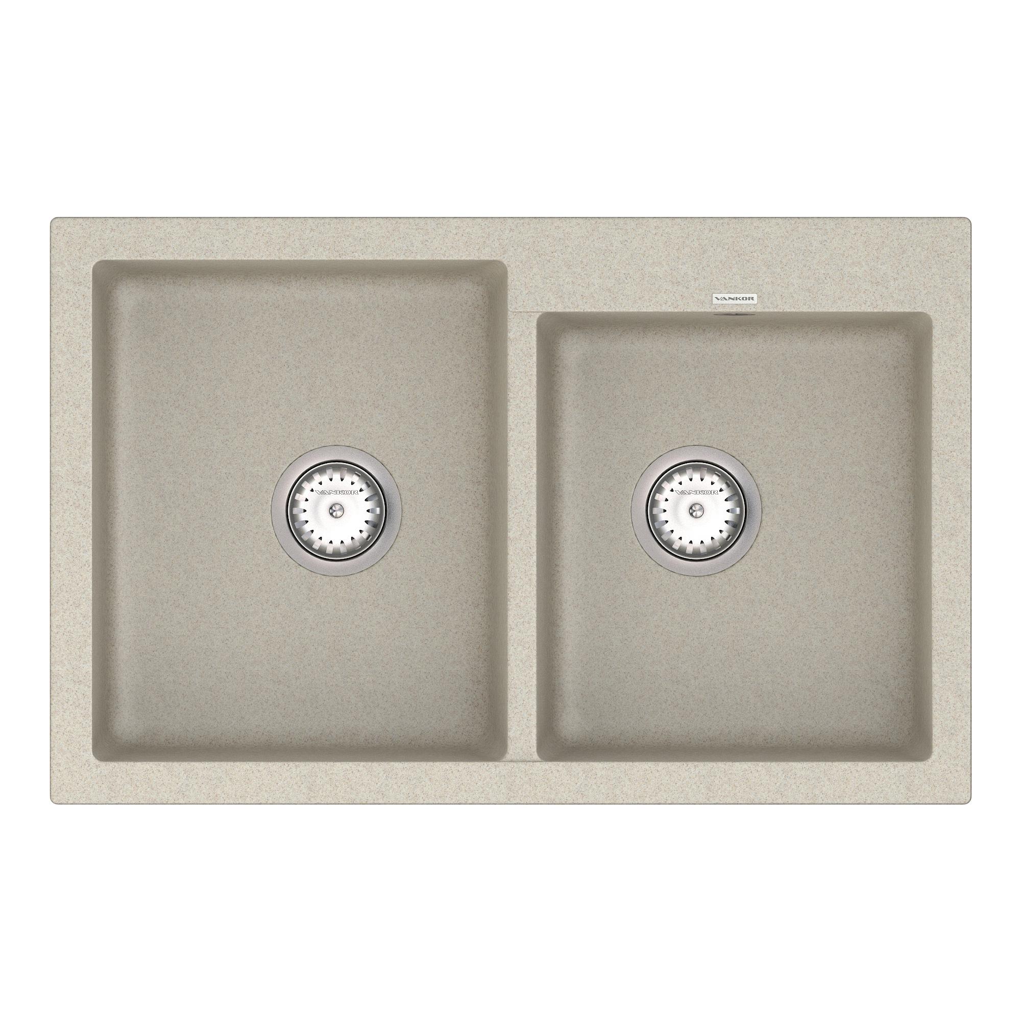 Мойка для кухни Vankor Orman OMP 05.80 + сифон Vankor Terra (74936)