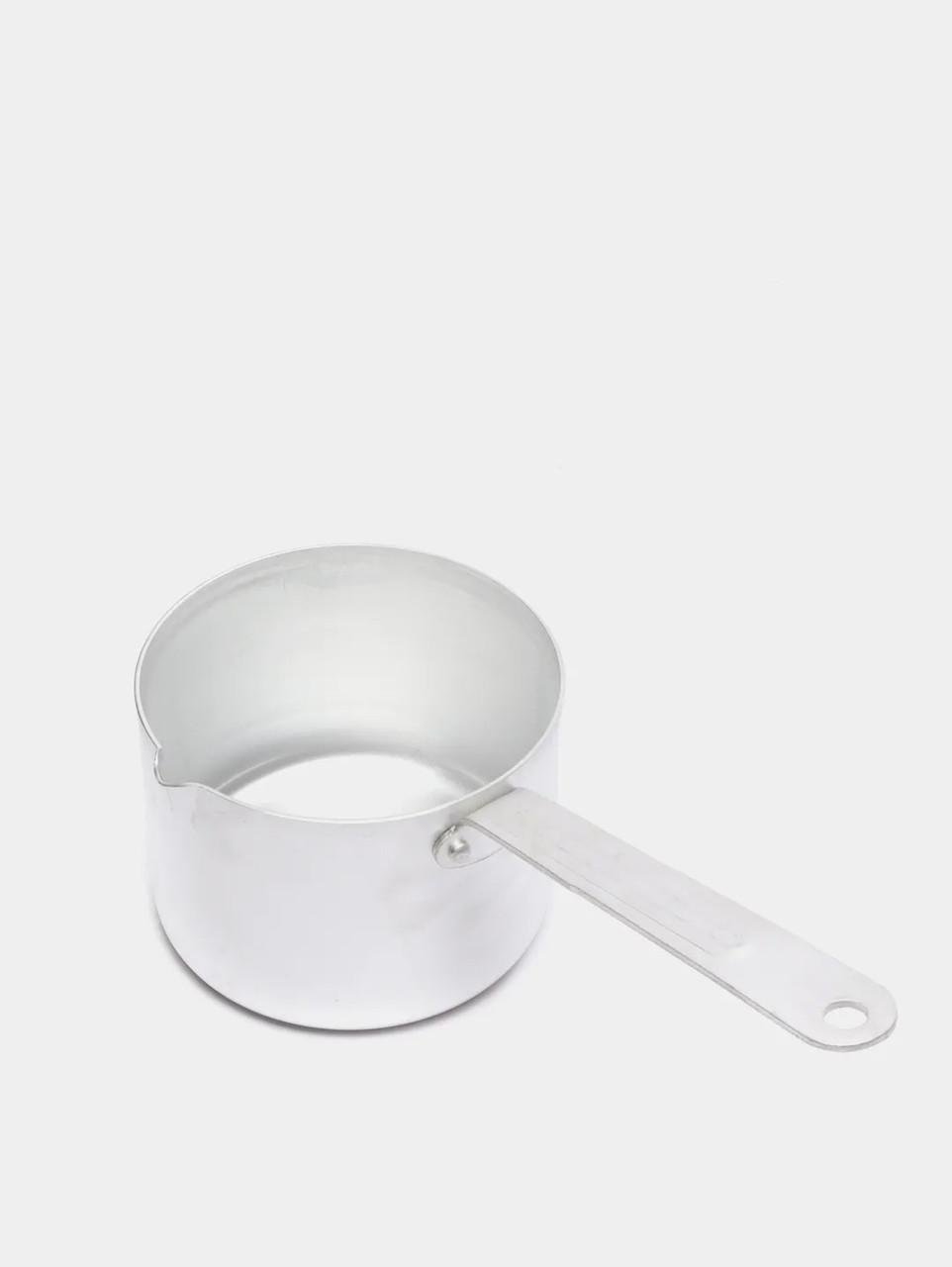 Ковшик алюминиевый с крышкой 1 л ø 12 см - фото 4