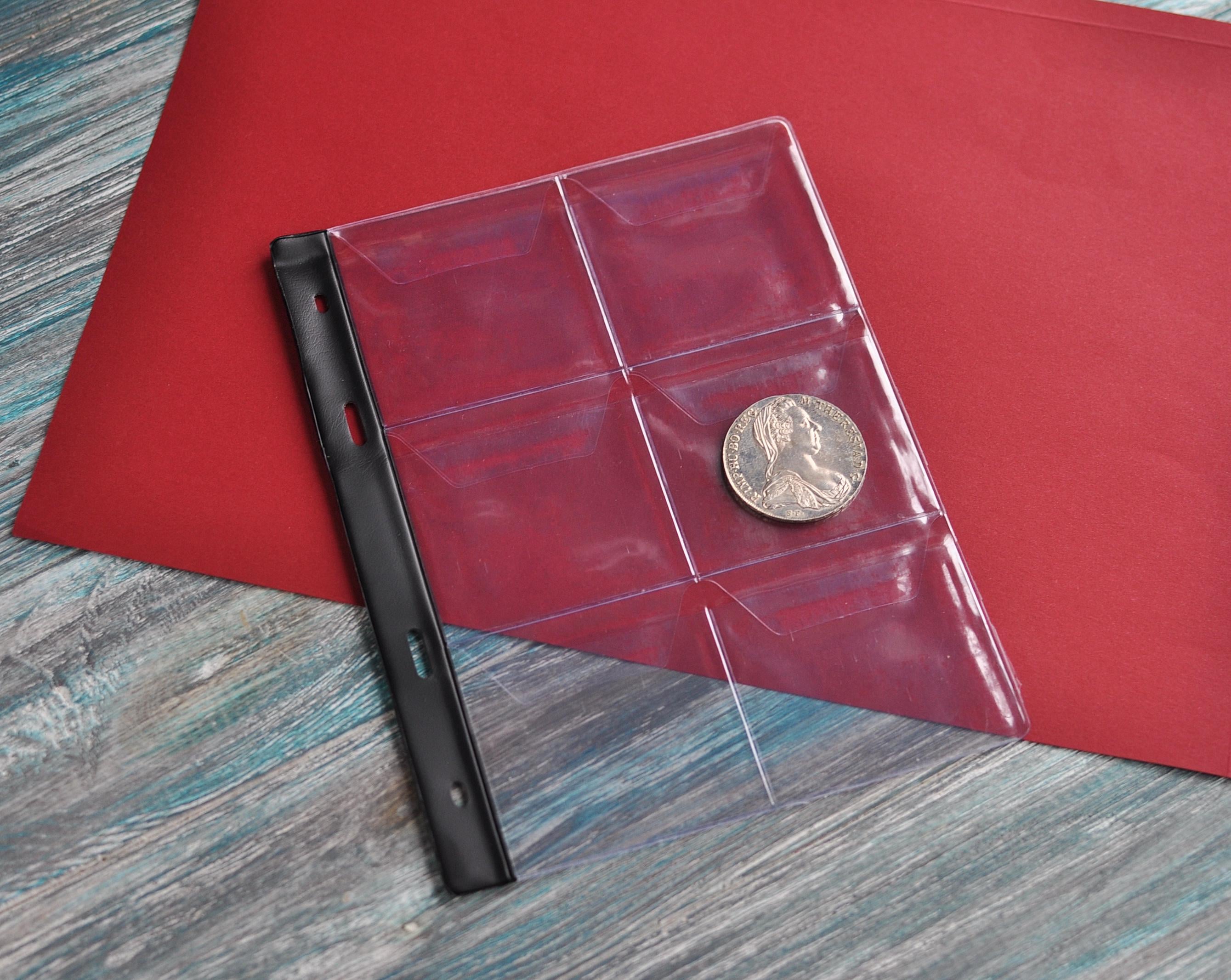 Лист для монет Schulz MM Tип 6 2х3 65х65 165х210 мм (PL-MM-T6)