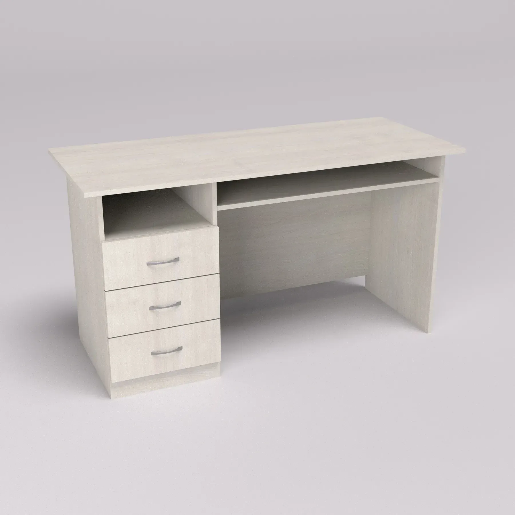 Стіл офісний Kontinent ОСП-3 140х60х76 см Дуб Шамоні Світлий (52678263) - фото 2 Стіл офісний Kontinent ОСП-3 140х60х76 см Дуб Шамоні Світлий (52678263) - фото 2