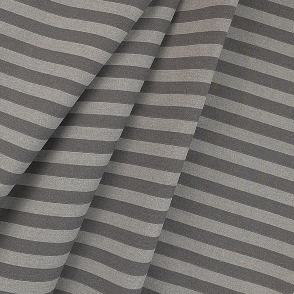 Комплект постільної білизни LoveYouНоме Смужка Gold євро бязь Сірий/Темно-сірий (7377) - фото 2