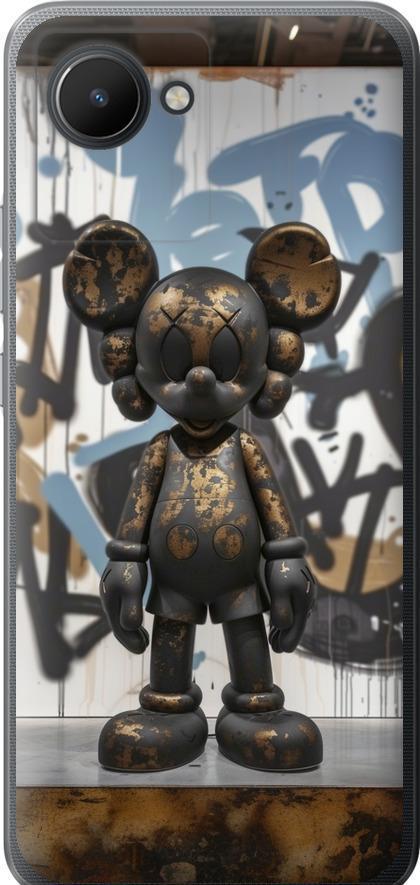 Чехол на Realme C30 Bronze kaws v2 (6098u-2700-42517)