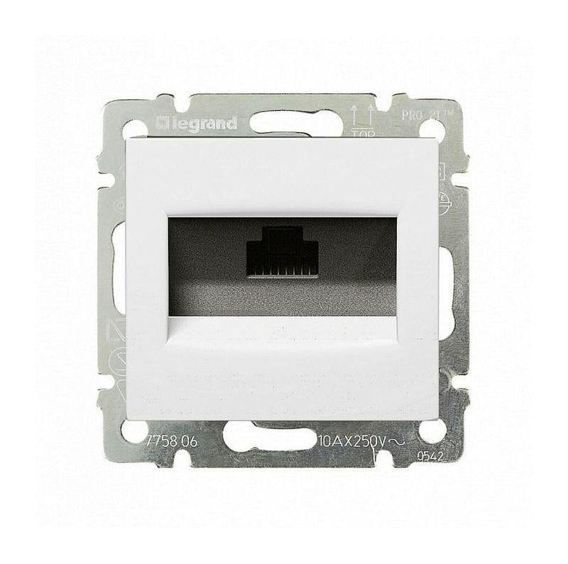 Розетка информационная Legrand Valena Classic 1ХRJ45 5e UTP Белый (30309338)