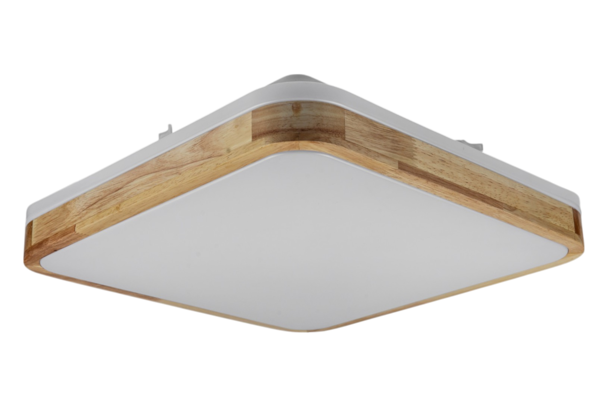 Потолочный светильник Vestum GLOW матовый 60W 3000К-6500К с ДУ 391х391х65 мм Акация