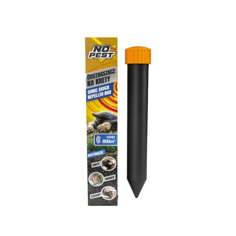 Відлякувач вібраційний кротів/мишей/змій NO PEST Sonic Shock Repeller 800 кв. м (iz16695)