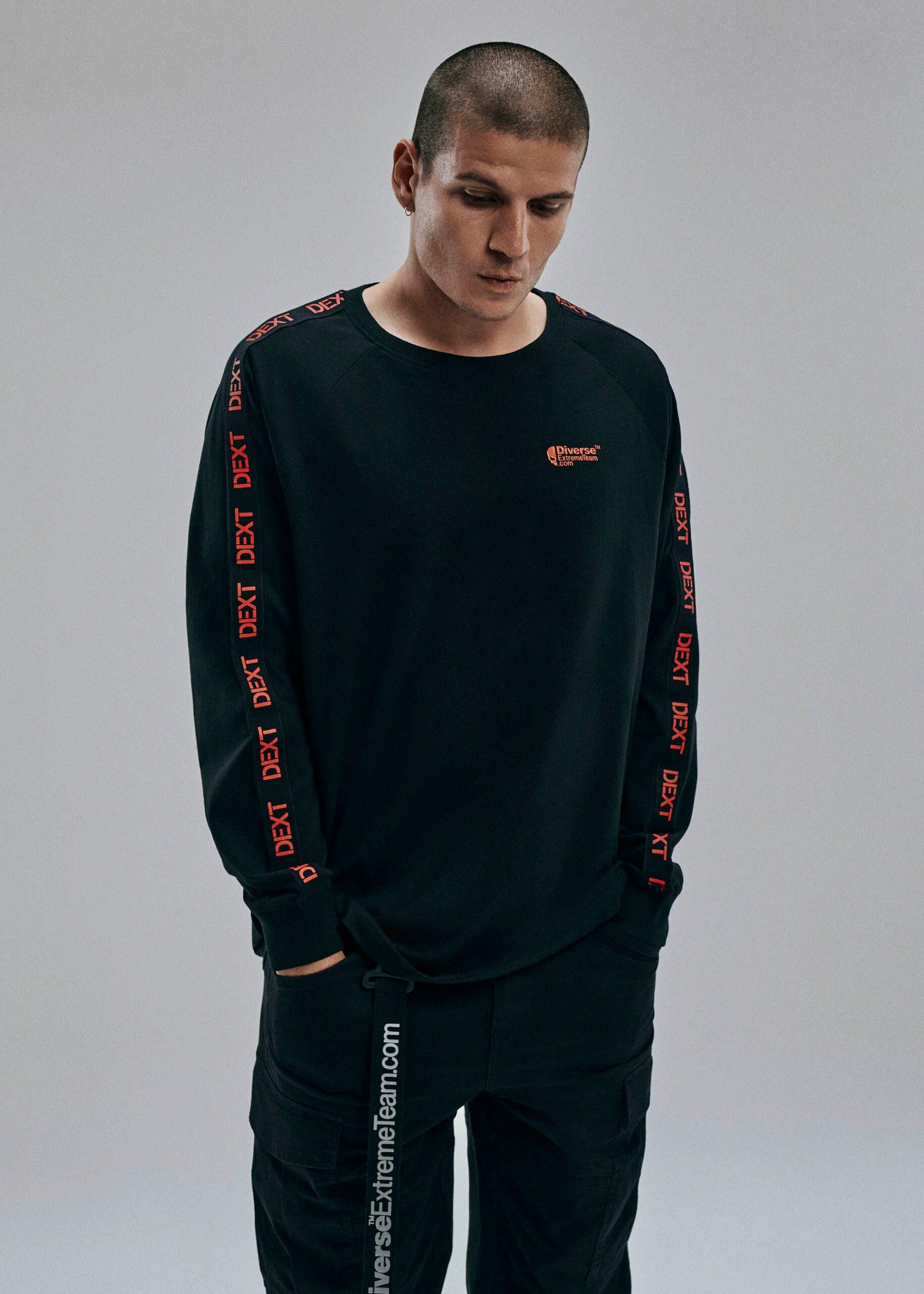 Лонгслив мужской Diverse DEXT TAPE LG M Черный 5905384189646)
