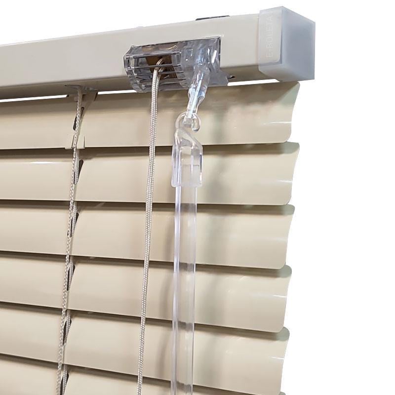 Жалюзи горизонтальные алюминиевые E-ROLETA 100х160 см Бежевый (447-100-160) - фото 2