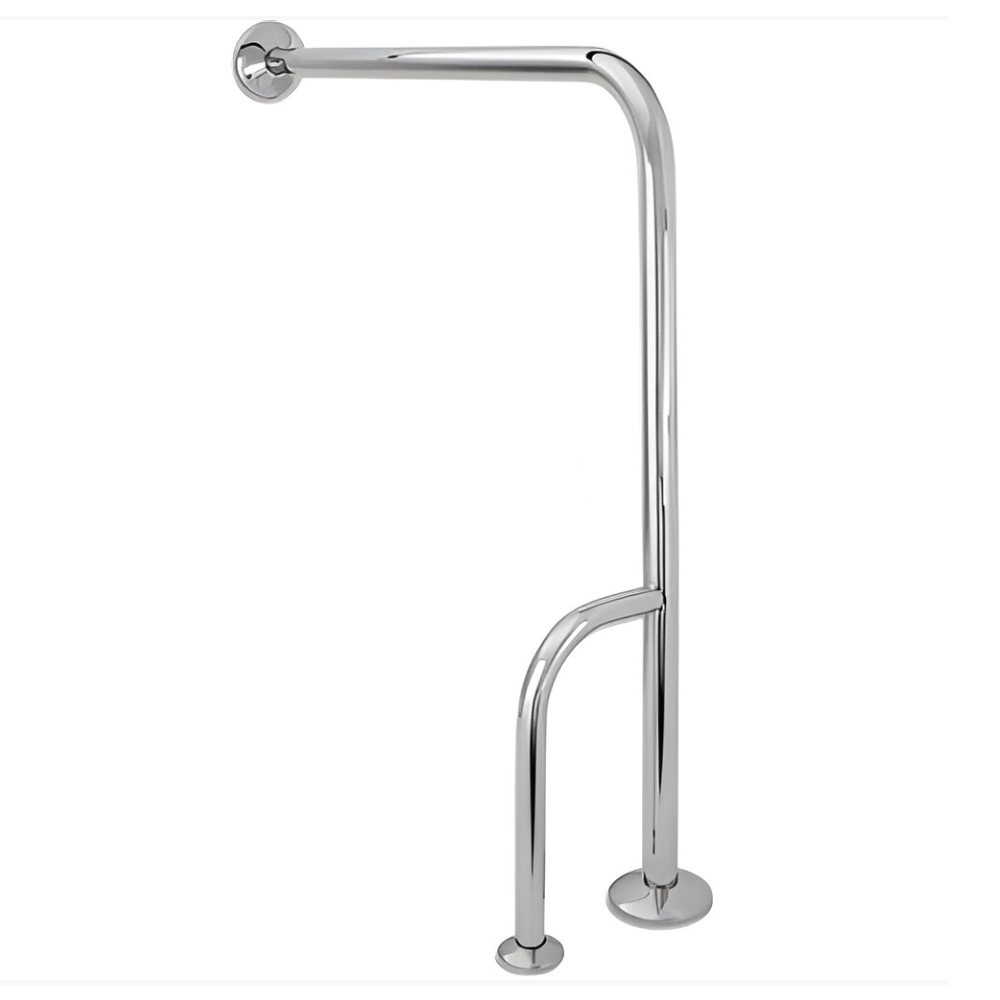 Поручень для ванной Laris 01.002 напольный правый нержавеющая сталь Хром (42002009) Поручень для ванной Laris 01.002 напольный правый нержавеющая сталь Хром (42002009)