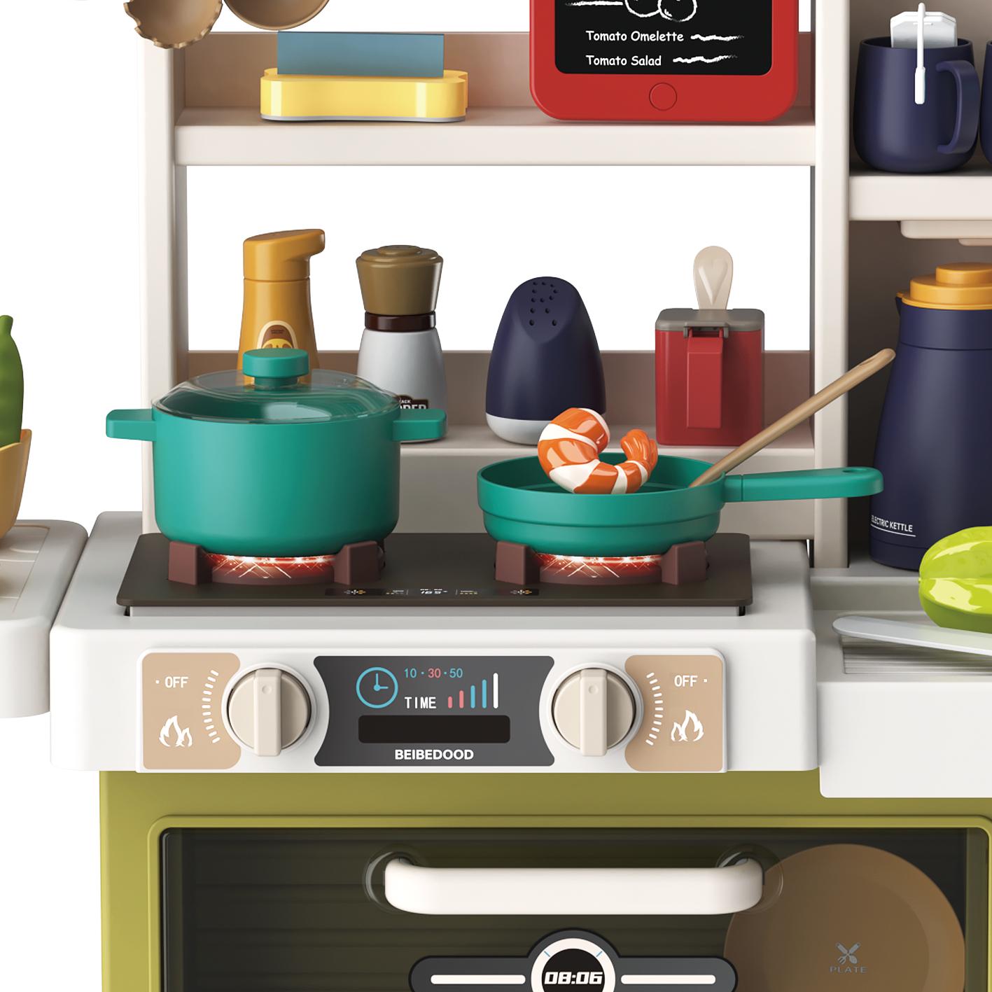 Кухня дитяча Lolly Kids LK177 88 см та ефекти та 55 аксесуари (9798) - фото 6 Кухня дитяча Lolly Kids LK177 88 см та ефекти та 55 аксесуари (9798) - фото 6