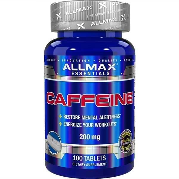 Комплекс до тренировки AllMax Nutrition Caffeine 200 мг 100 Tabs