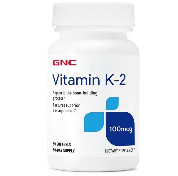Витамин K GNC Vitamin K2 100 mcg 60 Caps