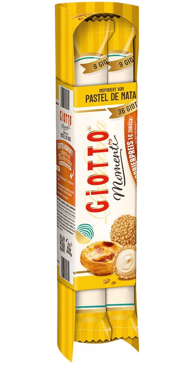 Конфеты Ferrero Giotto Momenti Pastel de Nata Mini Pastry Balls 154 г (3134575986)