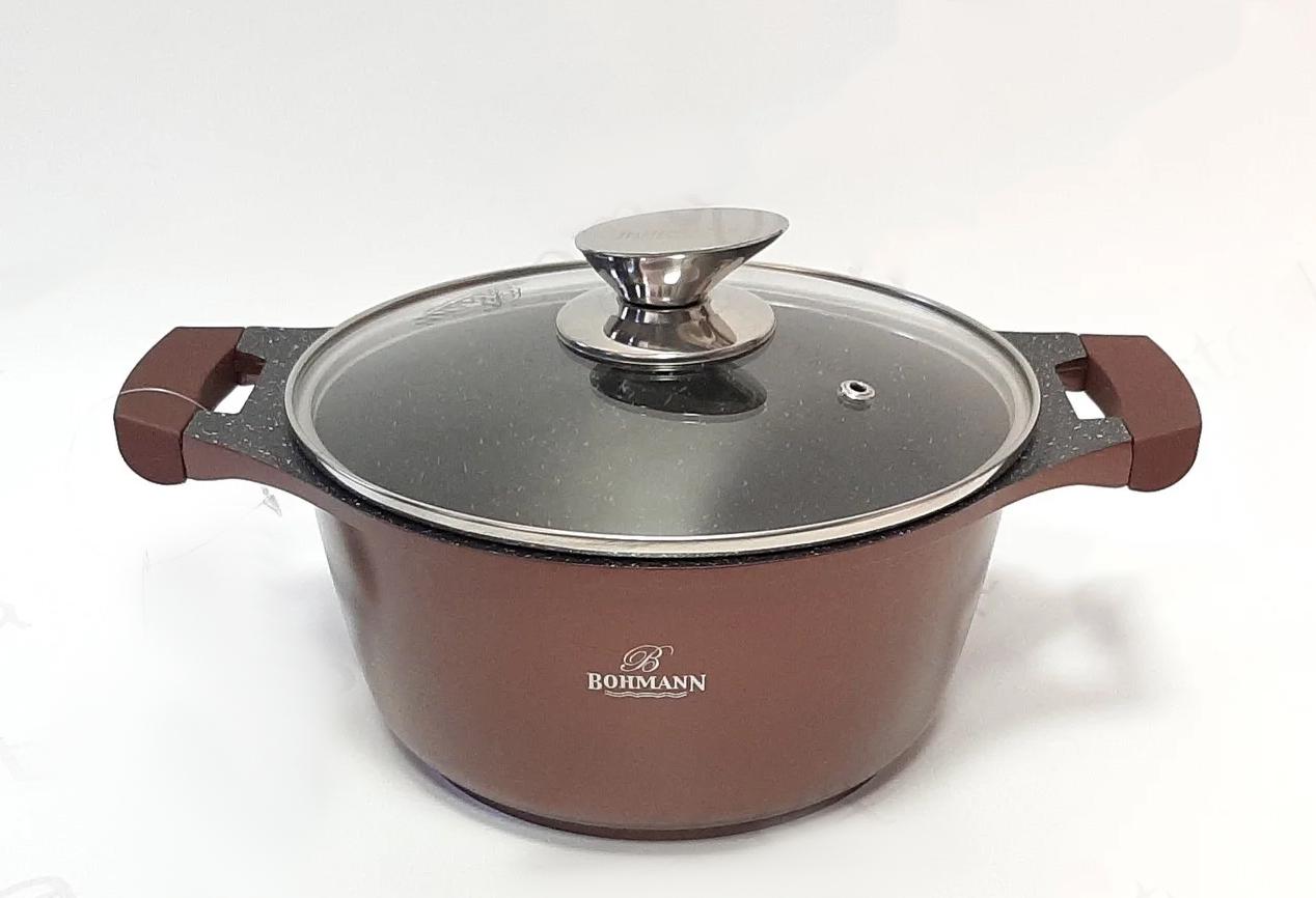 Кастрюля Bohmann BH-150-28 6,3 л Бордовый (14380222)