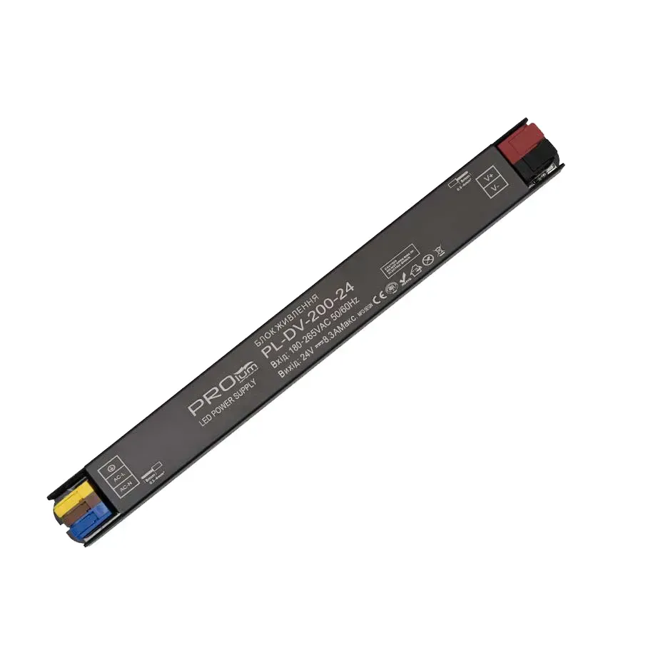 Блок питания Prolum 24V 200W 8,33А Series DV (252018)