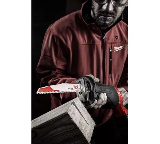 Полотно для шабельної пили Milwaukee по дереву із цвяхами та пластику Heavy Duty AX 5 шт. (48005026) - фото 12 Полотно для шабельної пили Milwaukee по дереву із цвяхами та пластику Heavy Duty AX 5 шт. (48005026) - фото 12