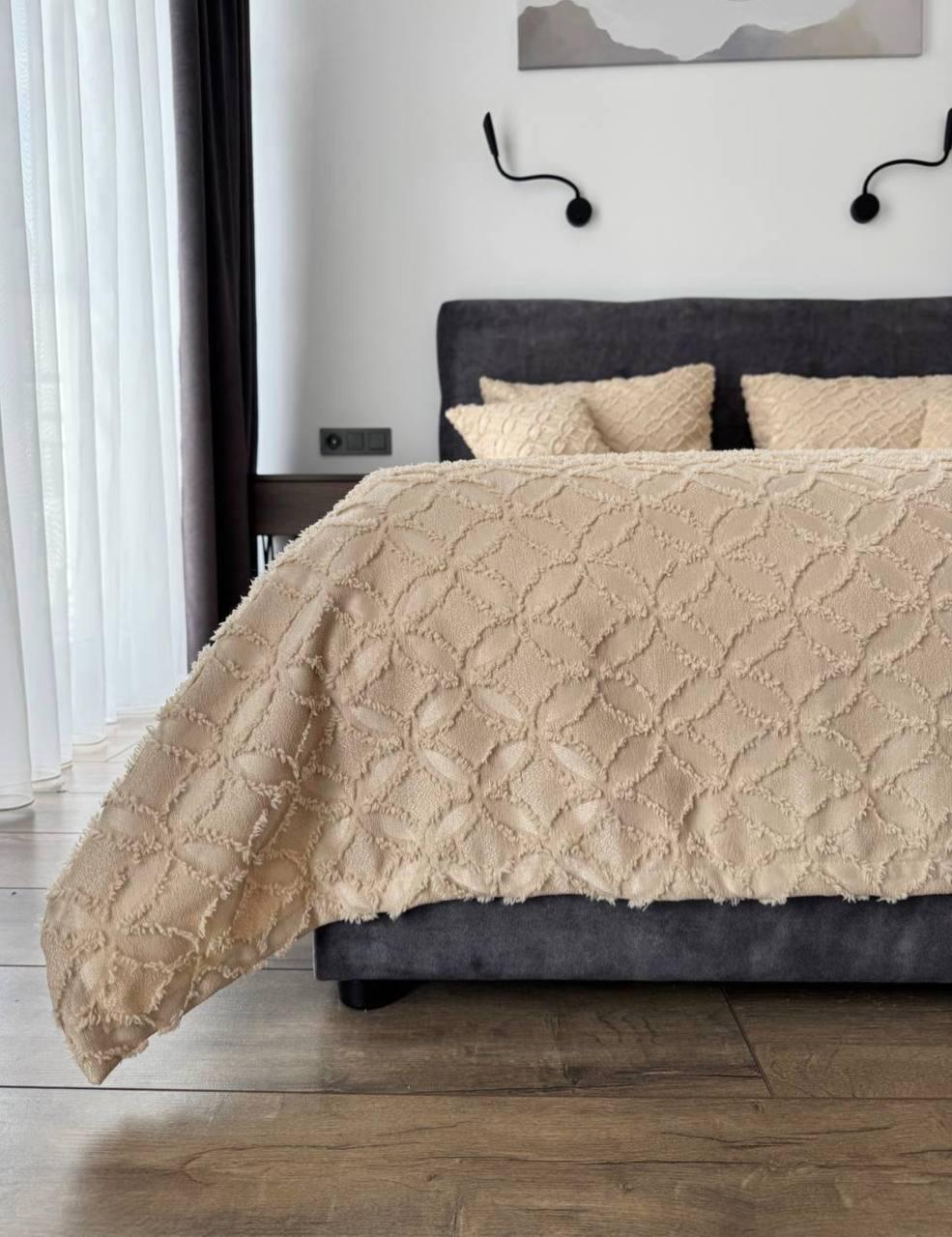 Покрывало Фрея 140х250 см Бежевый (21621)