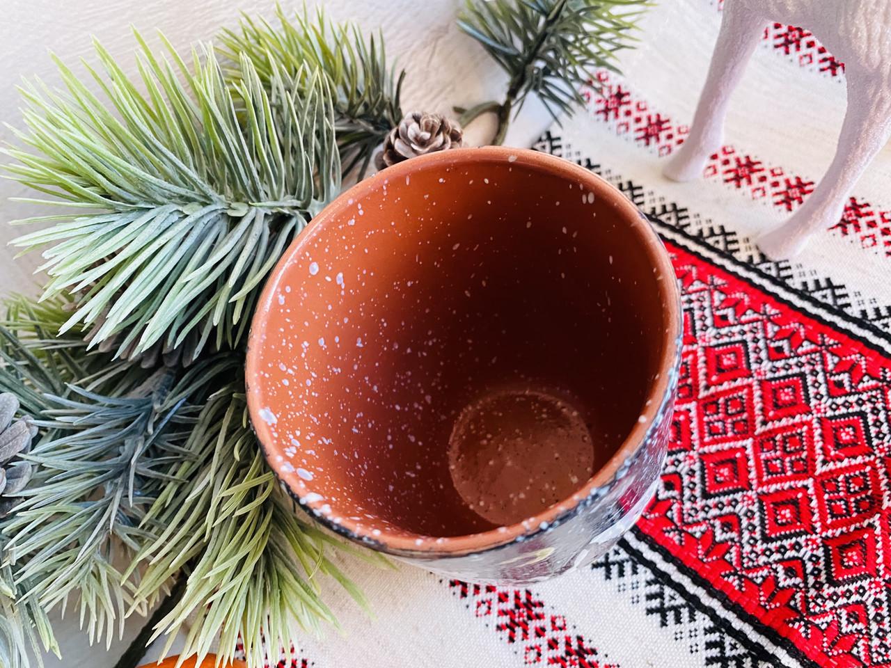 Стакан глиняный Керамклуб Зима 300 мл - фото 4 Стакан глиняный Керамклуб Зима 300 мл - фото 4