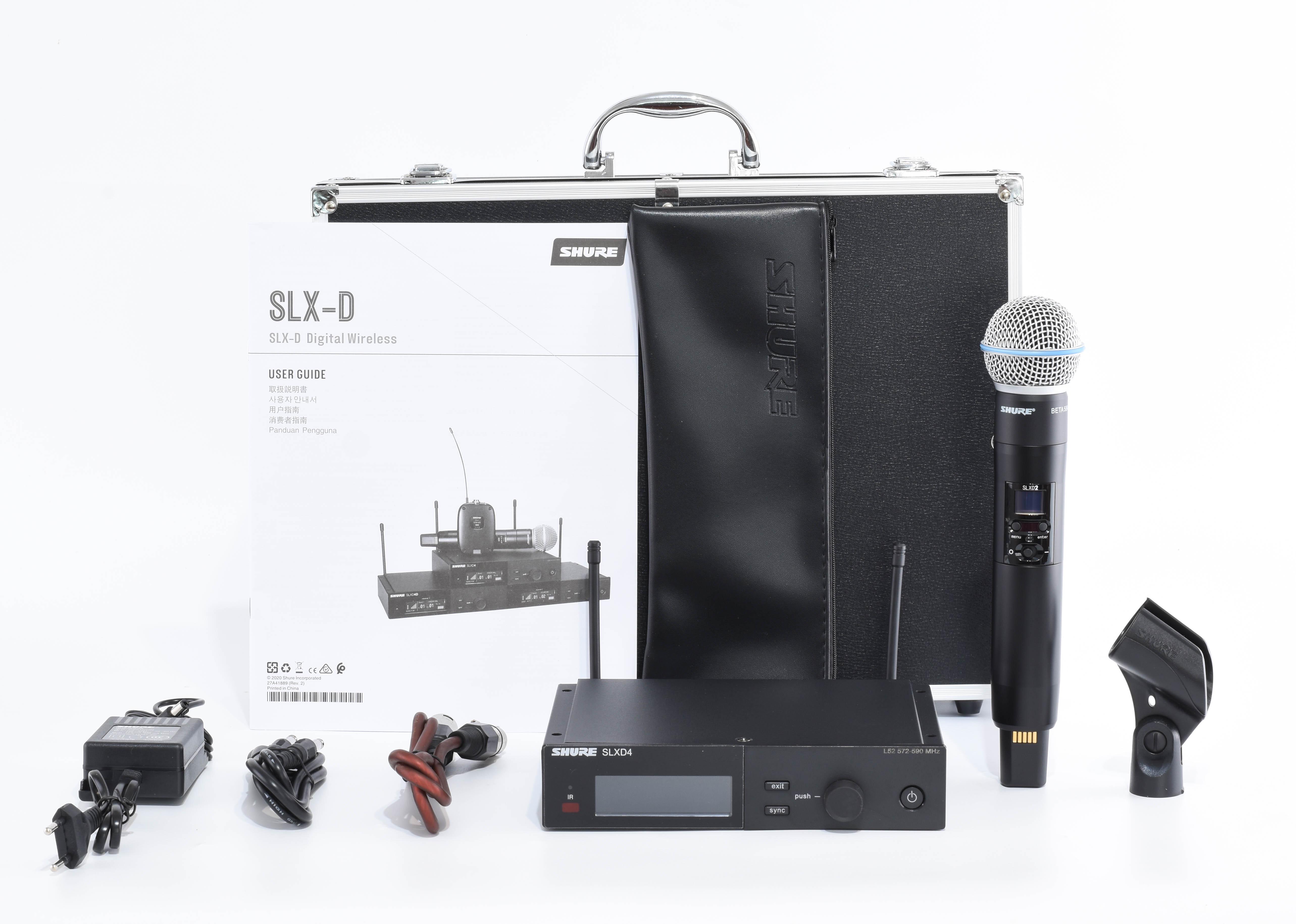 Радіосистема вокальна цифрова SHURE SLX-D BETA 58A із кейсом (0028)