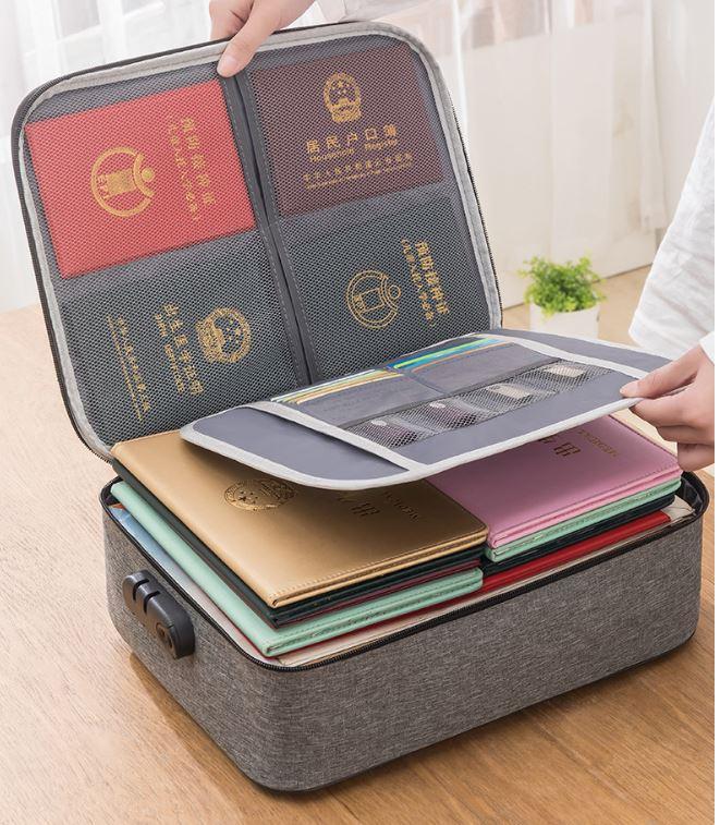 Органайзер для документов Hongtai с кодовым замком Серый (М1280330) - фото 7 Органайзер для документов Hongtai с кодовым замком Серый (М1280330) - фото 7