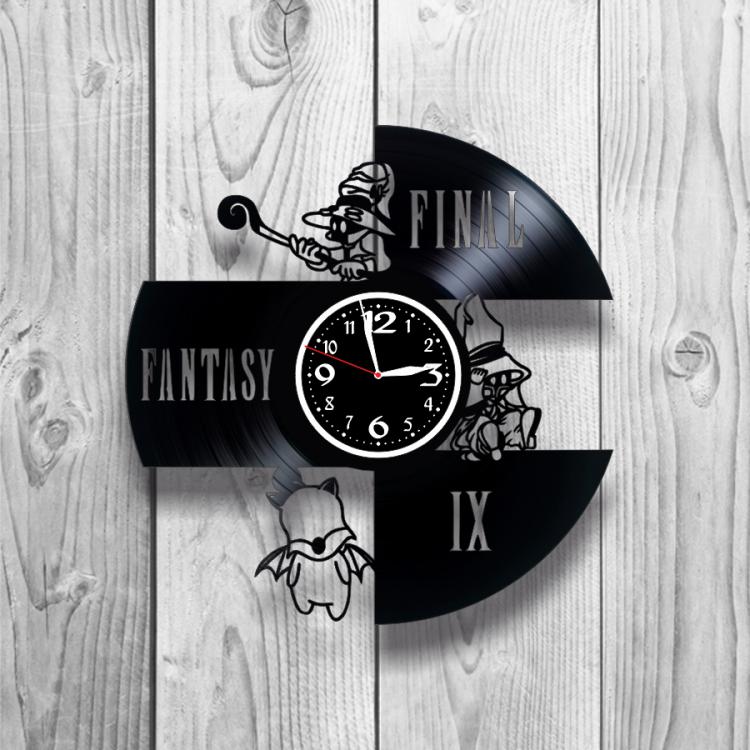 Часы настенные Final fantasy 0535 из виниловой пластинки