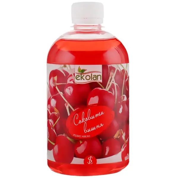 Мыло жидкое Ekolan Сочная вишня запаска 500 г (6520)