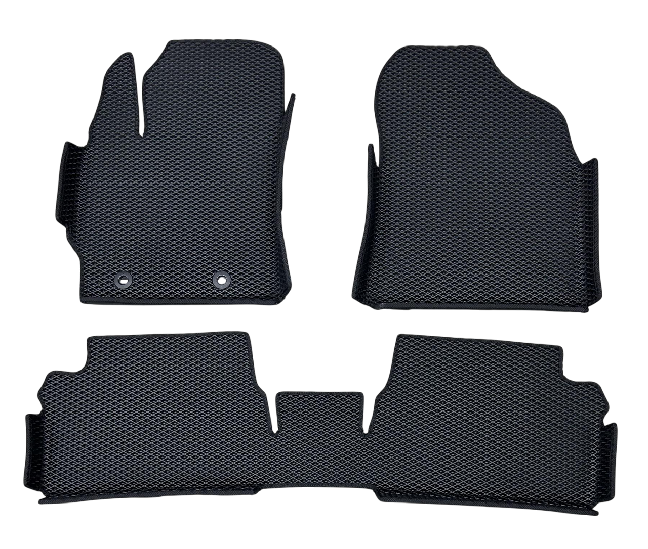 Коврики EVA с бортиками в салон для Toyota Auris 2013+ гг. Черный (1984985170)