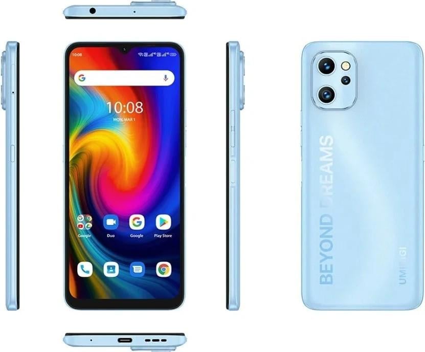 Смартфон Umidigi F3S 6/128Gb Light Blue - фото 2