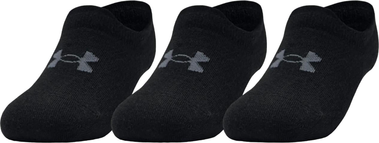 Носки Under Armour ESSENTIAL ULTRALOWTAB 3PK 3 пары M Черный (1351784-002)