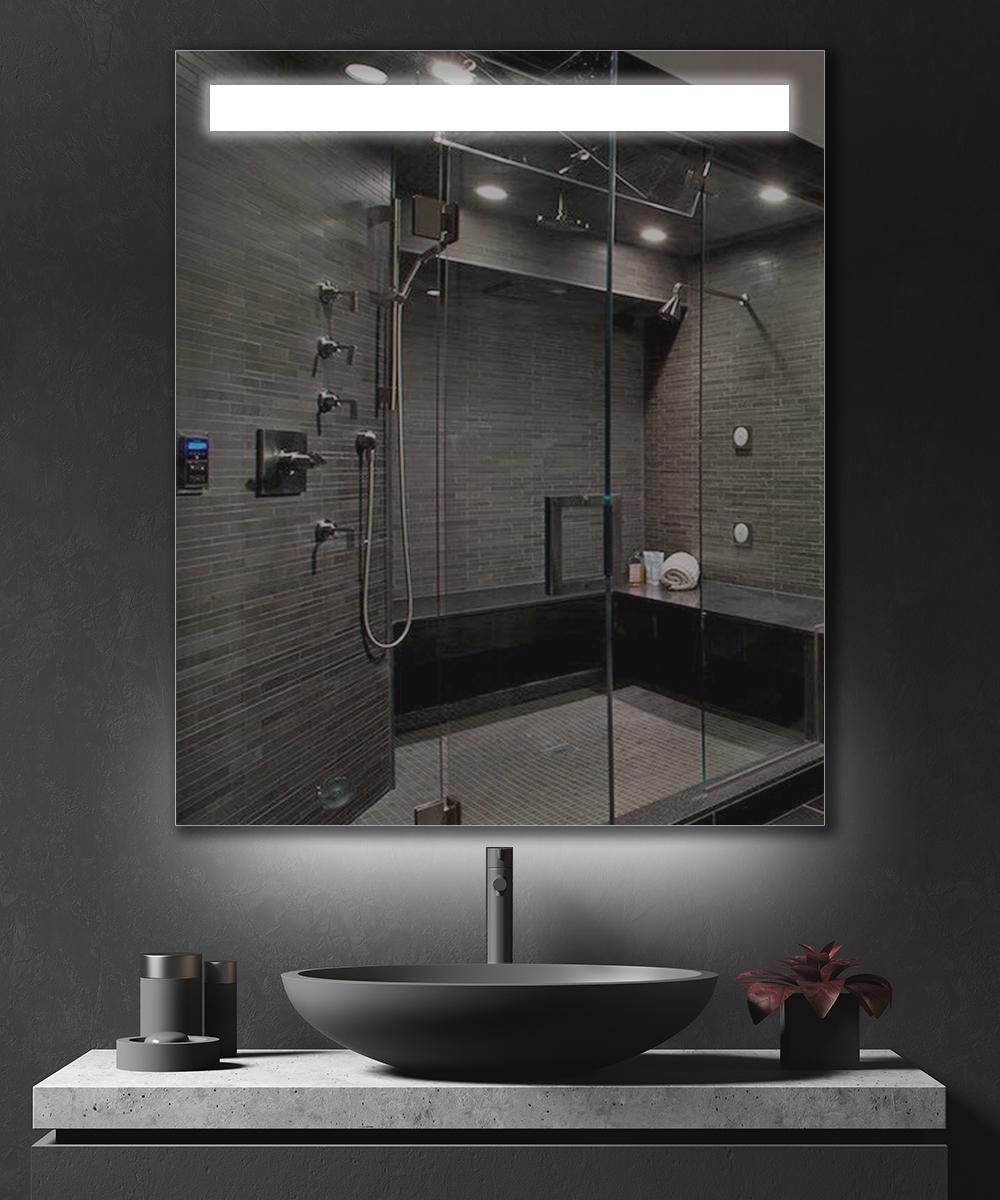 Зеркало Dim Dzerkal ALBINO с LED-подсветкой 50х70 см (1383)