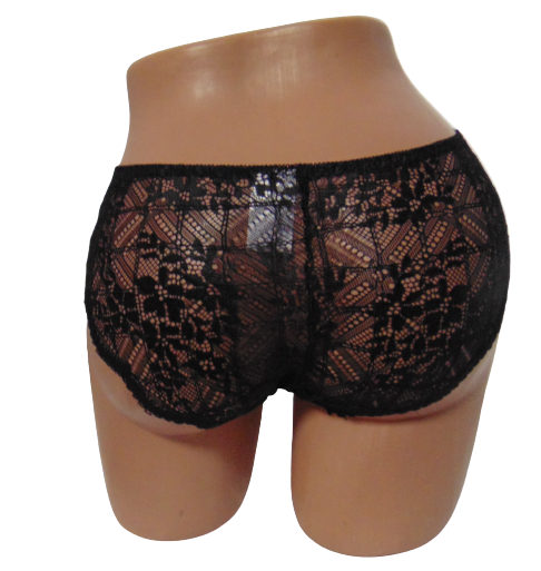 Женские трусики с кружевом Miego 720008 L Черный (1799479955) - фото 2