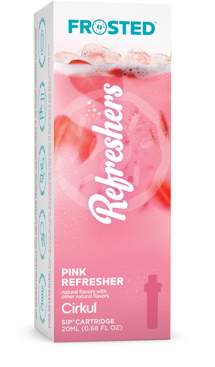 Картридж для Cirkul Pink Frosted Refreshers 20 мл (40379) - фото 2 Картридж для Cirkul Pink Frosted Refreshers 20 мл (40379) - фото 2
